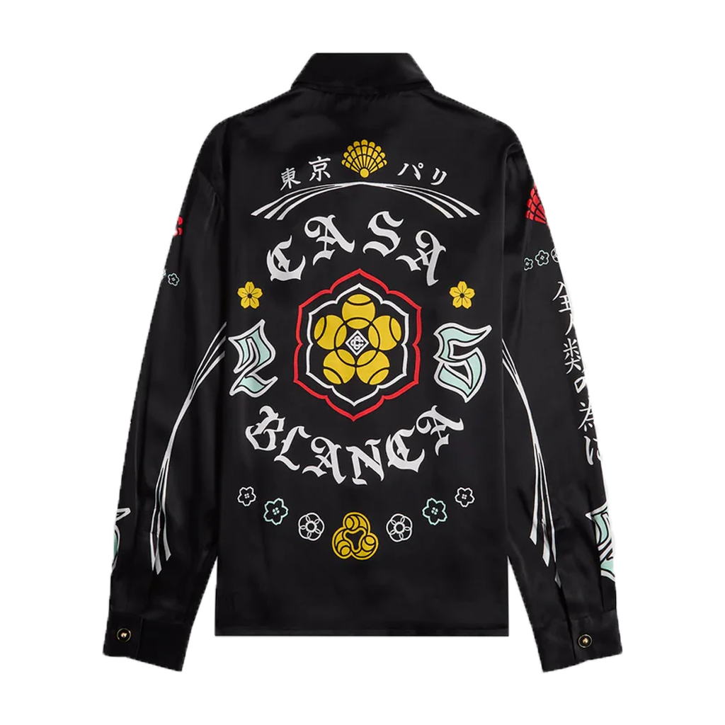 Men's CASABLANCA Long Sleeved Silk Shirt #3570