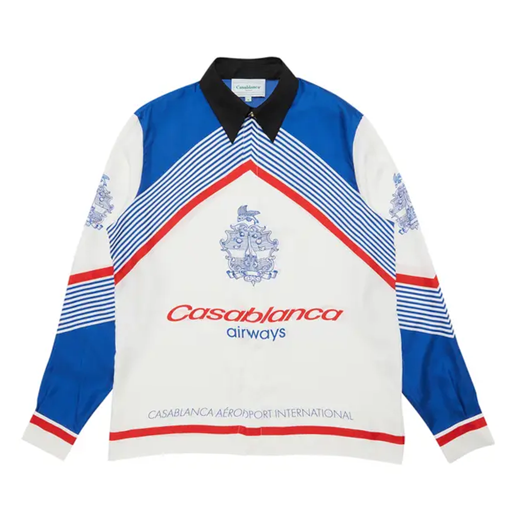 Men's CASABLANCA Long Sleeved Silk Shirt #C558