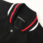 Chrome Hearts Cross-Patchwork Baseball Jacket