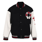Chrome Hearts Cross-Patchwork Baseball Jacket