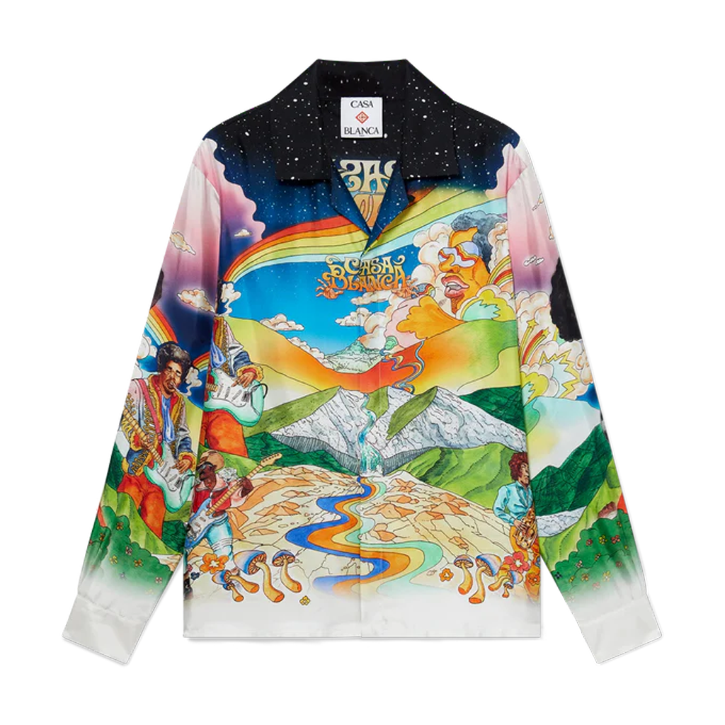 Men's CASABLANCA Long Sleeved Silk Shirt #3550