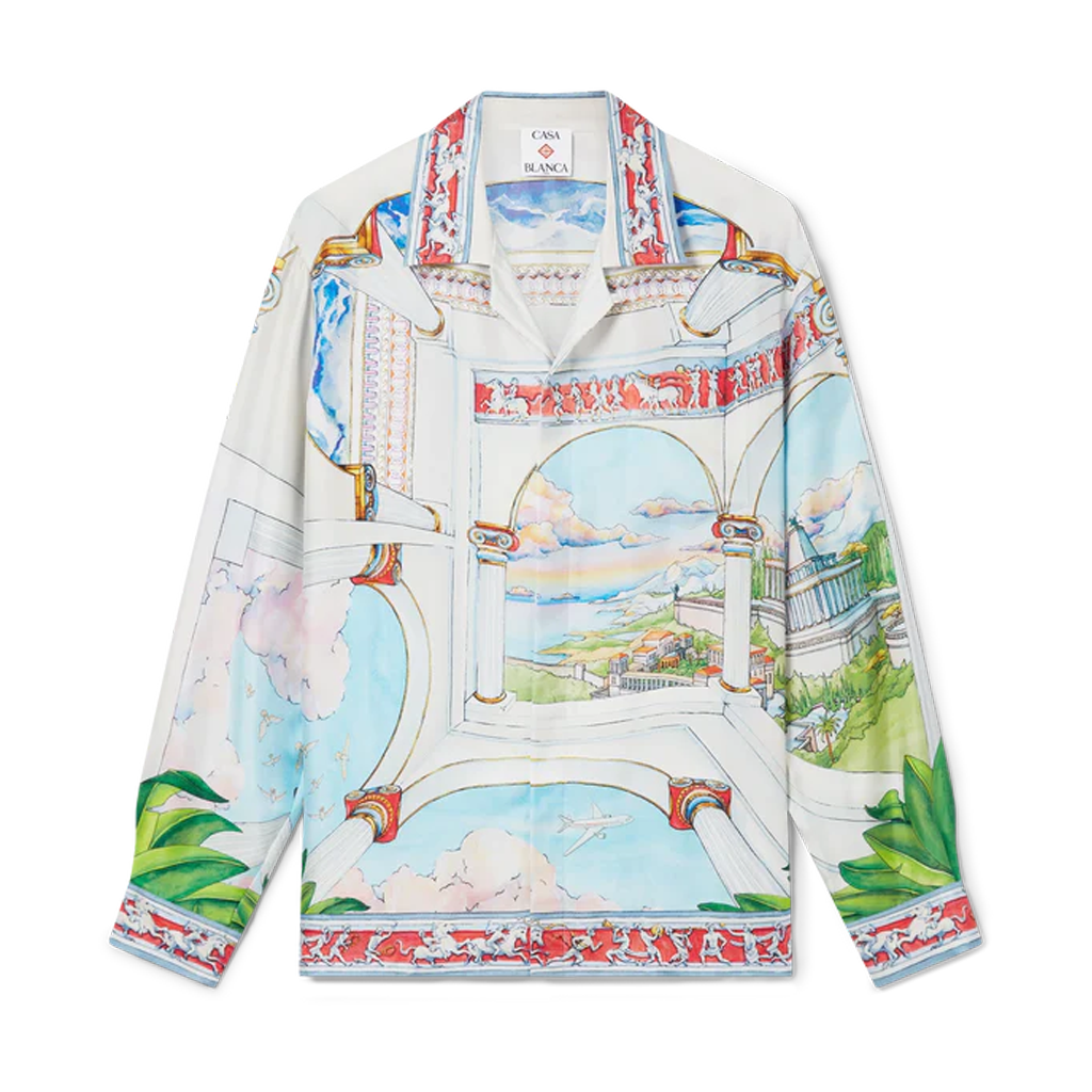 Men's CASABLANCA Long Sleeved Silk Shirt #3552