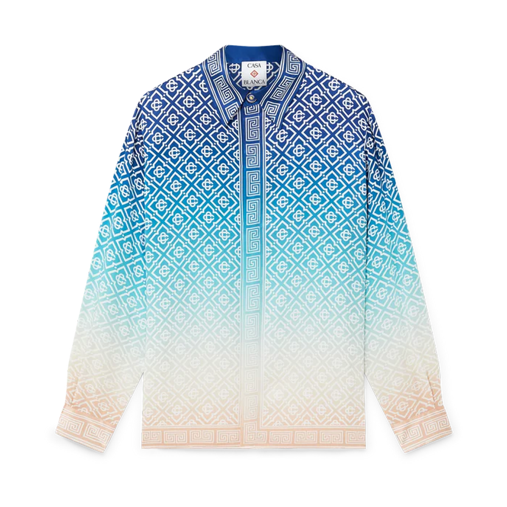 Men's CASABLANCA Long Sleeved Silk Shirt #3528