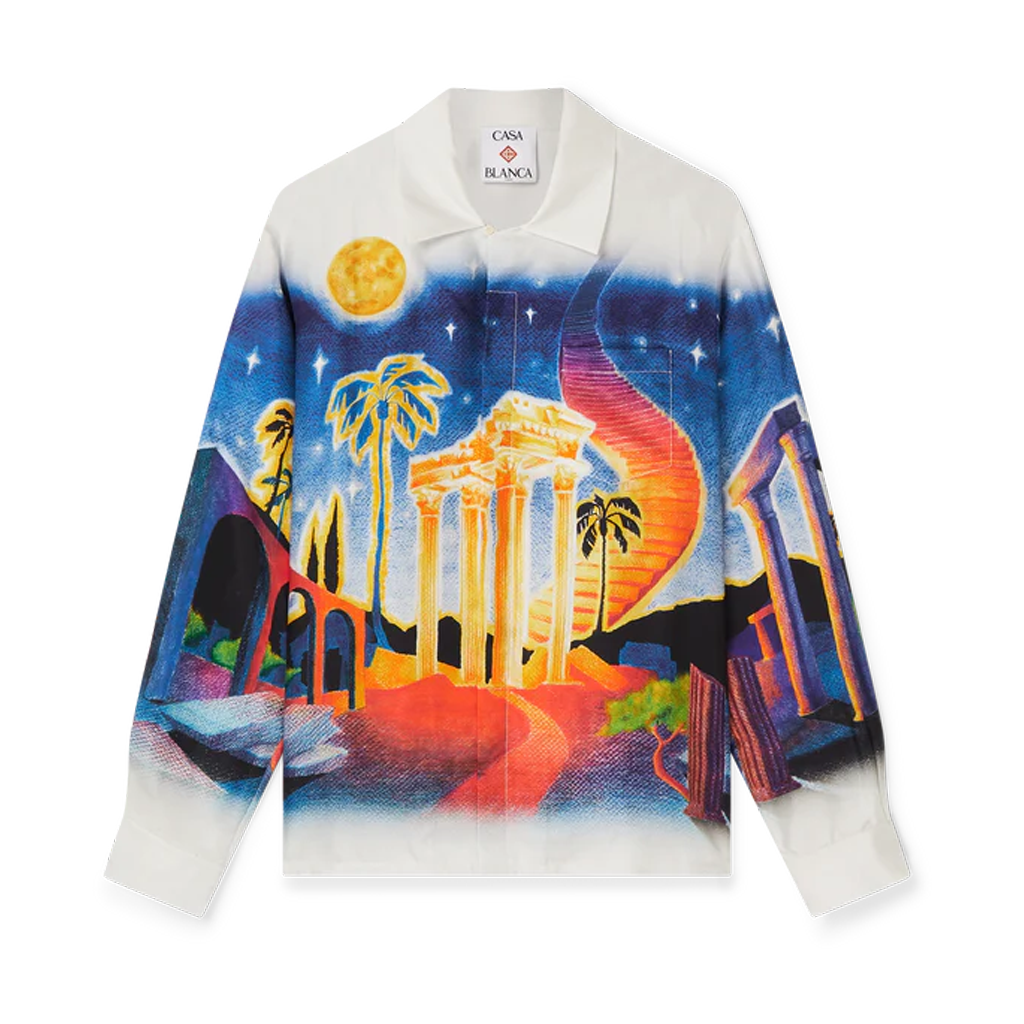 Men's CASABLANCA Long Sleeved Silk Shirt #3530