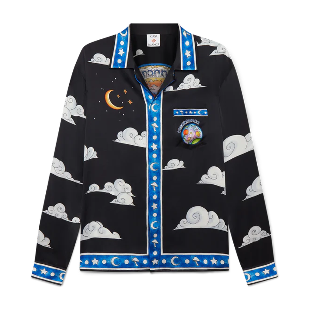 Men's CASABLANCA Long Sleeved Silk Shirt #3546