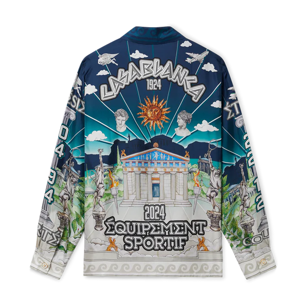 Men's CASABLANCA Long Sleeved Silk Shirt #3521