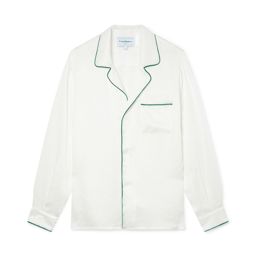 Men's CASABLANCA Long Sleeved Silk Shirt #1024