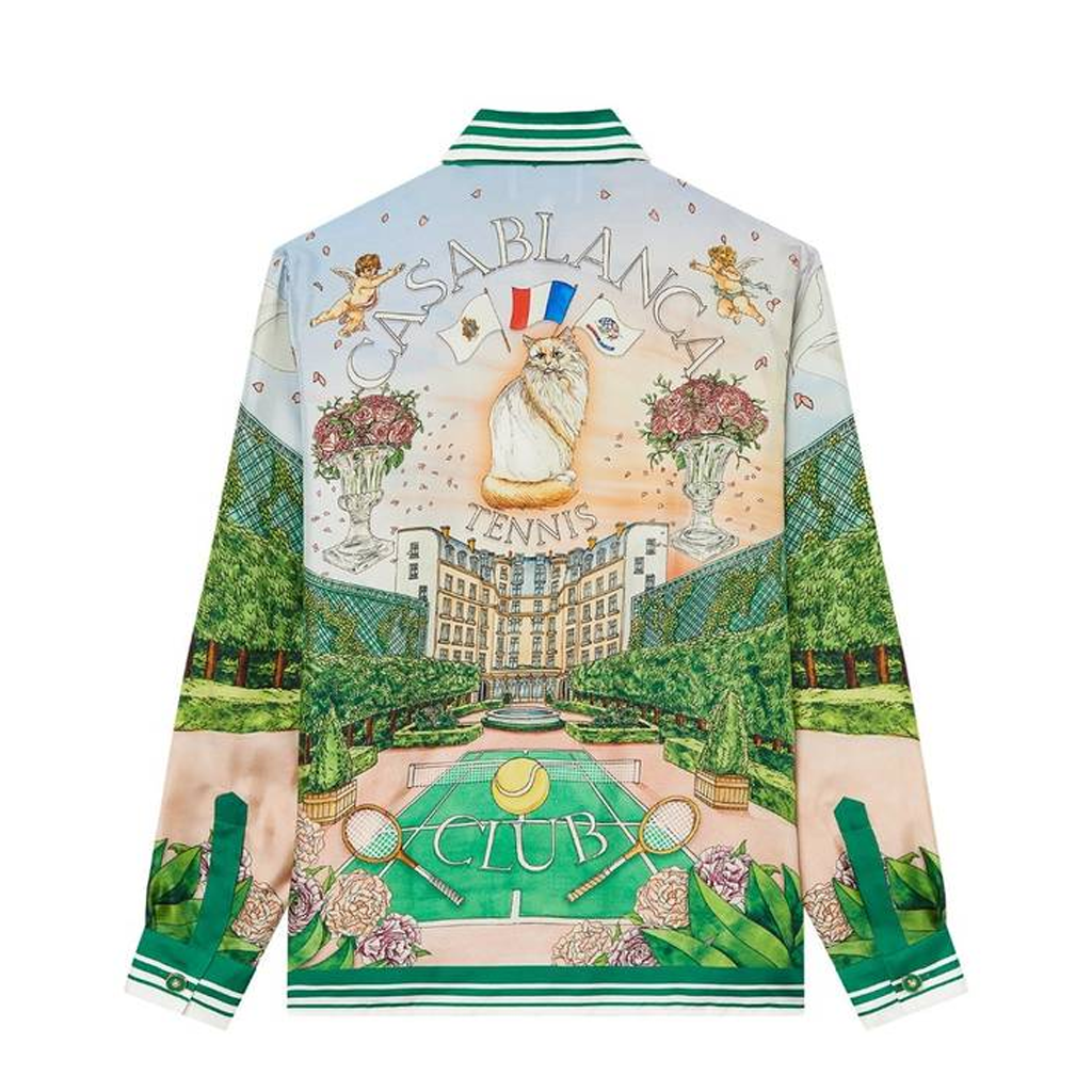 Men's CASABLANCA Long Sleeved Silk Shirt #X559