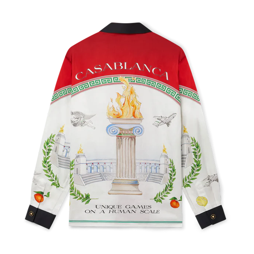 Men's CASABLANCA Long Sleeved Silk Shirt #3524