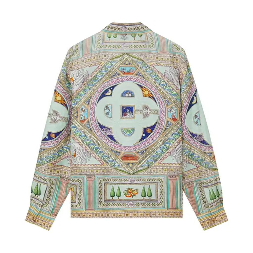 Men's CASABLANCA Long Sleeved Silk Shirt #3498