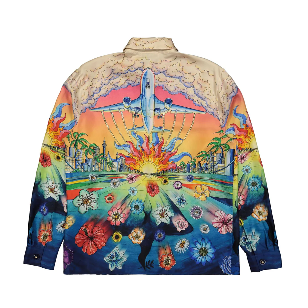 Men's CASABLANCA Long Sleeved Silk Shirt #3464
