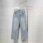 Louis Vuitton Logo-Embroidered Jeans