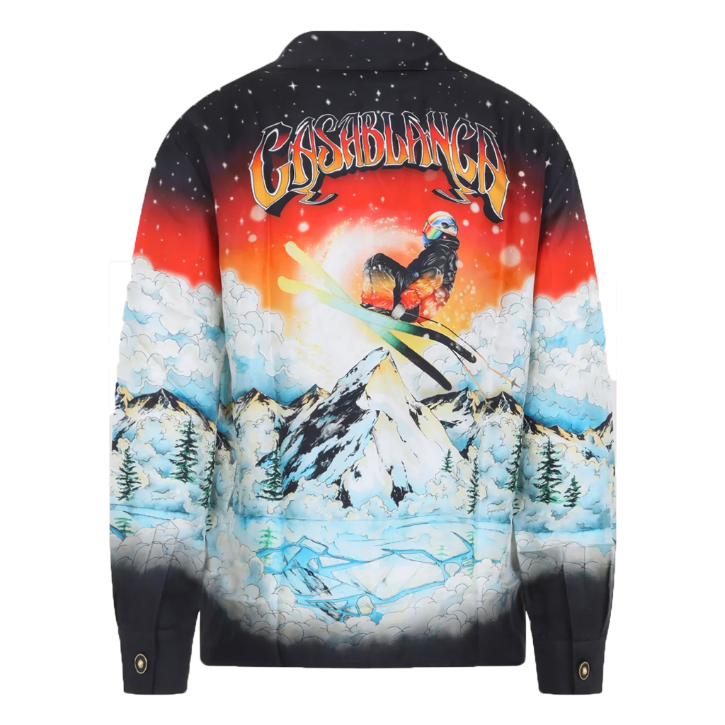 Men's CASABLANCA Long Sleeved Silk Shirt #3569