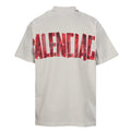 Balenciaga (BLCG) Red Masking Tape-Lettering Short-Sleeve T-Shirt