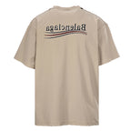 BALENCIAGA Reversible Double-Sided "Cola" Embroidered Short-Sleeve T-Shirt