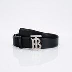 Burberry Belt with Silver Buckle