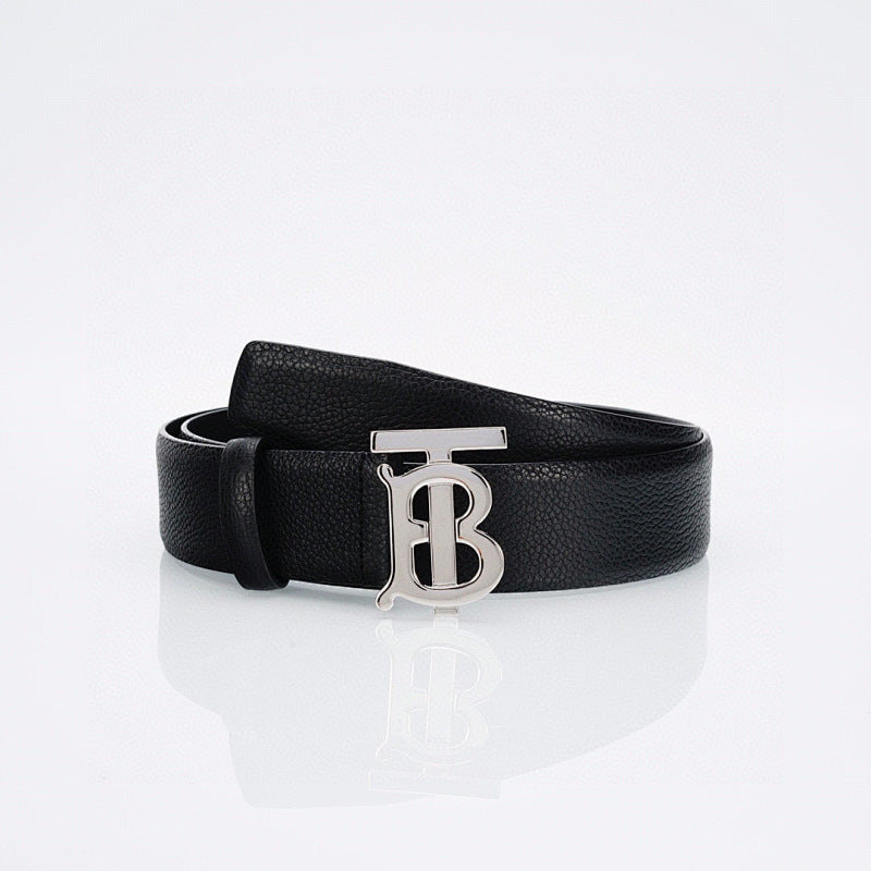 Burberry Belt with Silver Buckle