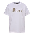 DIOR Tatami-Embroidered Short-Sleeve T-Shirt