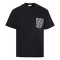 DIOR Yarn-Dyed All-Over Print Short-Sleeve Pocket T-Shirt