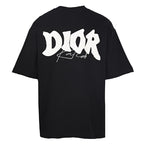 DIOR T-Shirt with Large Back Logo Appliqué and Embroidered Lettering