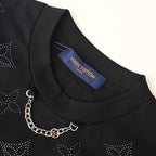 Louis Vuitton All-Over Chain Print Short-Sleeve T-Shirt