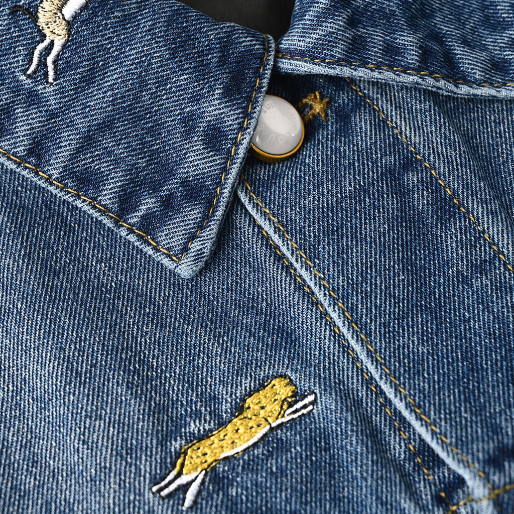 Louis Vuitton Spring/Summer '26 Denim Jacket & Set with Animal Embroidery