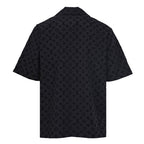 Louis Vuitton Mulberry Silk Short-Sleeve Shirt