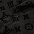 Louis Vuitton Mulberry Silk Short-Sleeve Shirt