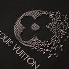 Louis Vuitton "Afterimage" Clover Embroidery Crewneck T-Shirt