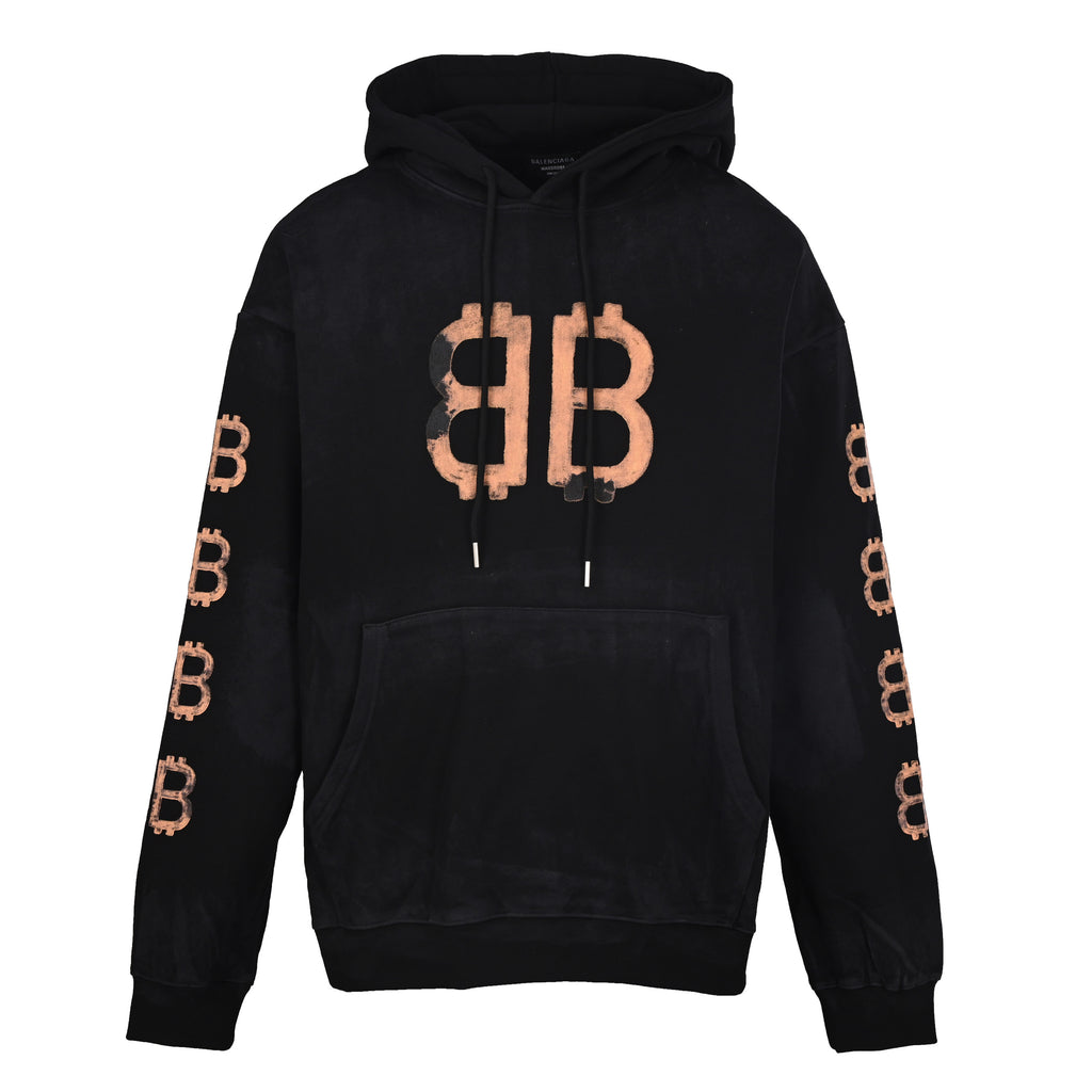 Balenciaga Unisex Oversized Logo Hoodie
