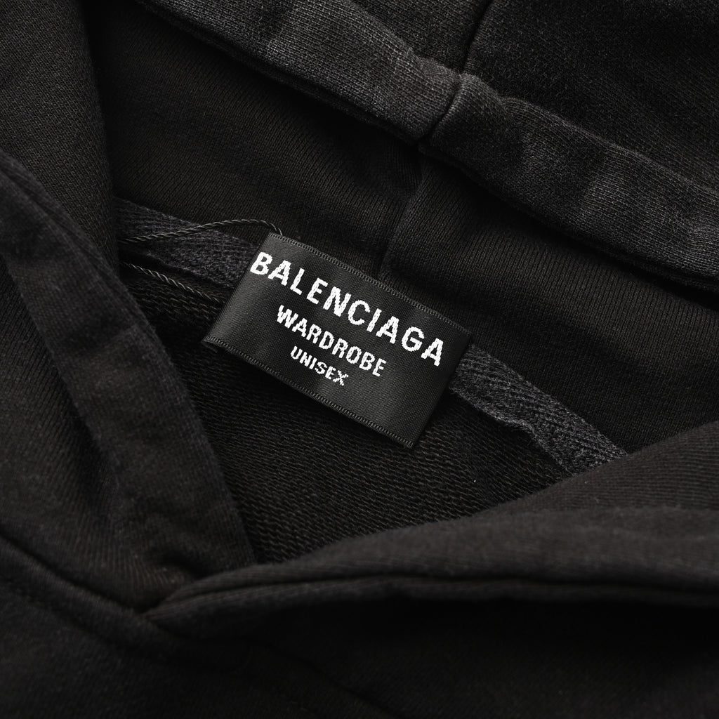 Balenciaga Unisex Oversized Logo Hoodie