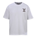 Louis Vuitton Crewneck Short-Sleeve T-Shirt with Front and Back Logo Print