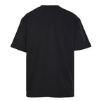 Fendi Roma Perforated Leather Zip Pocket T-Shirt — Black