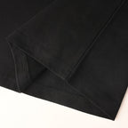 Fendi Roma Perforated Leather Zip Pocket T-Shirt — Black