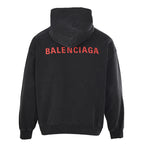 Balenciaga Oversized Logo Pullover Hoodie