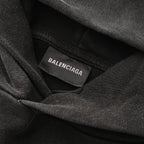 Balenciaga Oversized Logo Pullover Hoodie