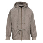 Louis Vuitton Monogram-Print Trench Coat-Style Zip Jacket with Cargo Pockets