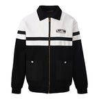 Louis Vuitton Letter-Embroidered Contrast Jacket