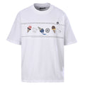 Fendi Roma Gelato Embroidered T-Shirt — White