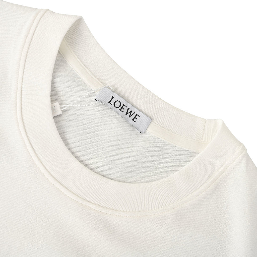 Loewe Oversized Graphic Print T-Shirt — White II