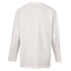 Prada Long-Sleeve T-Shirt with Re-Nylon Chest Pocket and Triangle Logo