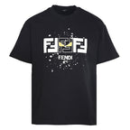 Fendi Roma FF Monogram Bag Bugs Graphic T-Shirt — Off-BLACK