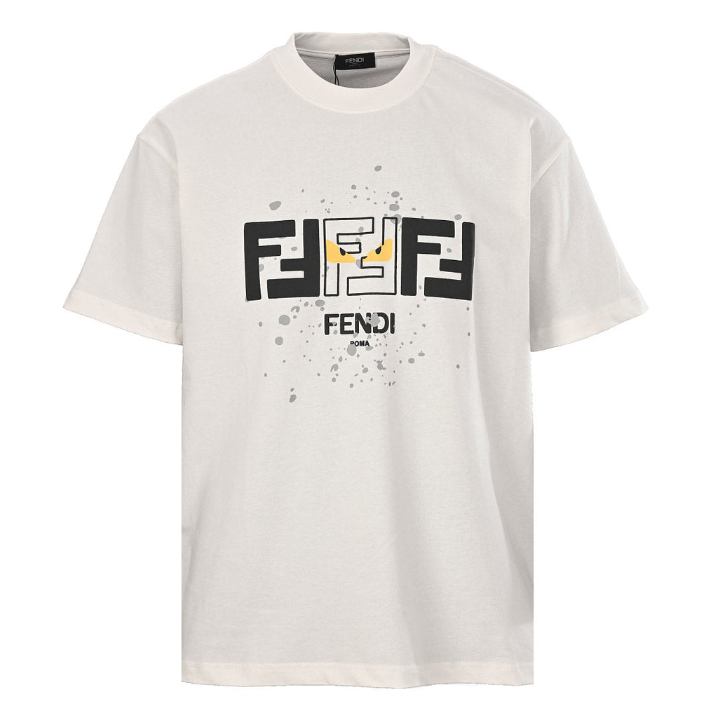 Fendi Roma FF Monogram Bag Bugs Graphic T-Shirt — Off-White