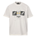 Fendi Roma FF Monogram Bag Bugs Graphic T-Shirt — Off-White
