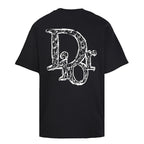 Dior Graffiti Letter Short-Sleeve T-Shirt