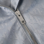 DIOR CD Oblique Tonal Jacquard Hooded Zip Jacket