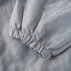 DIOR CD Oblique Tonal Jacquard Hooded Zip Jacket