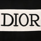 DIOR 47 Short-Sleeve T-Shirt with Back Lettering and Stripes