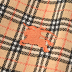 Burberry Horse-Embroidered Plaid Shorts