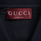 Gucci 2026 Striped Collar Piqué Polo — Ivory | Made in Italy
